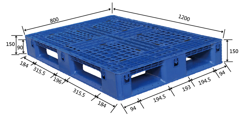 1280田字網格塑料托盤